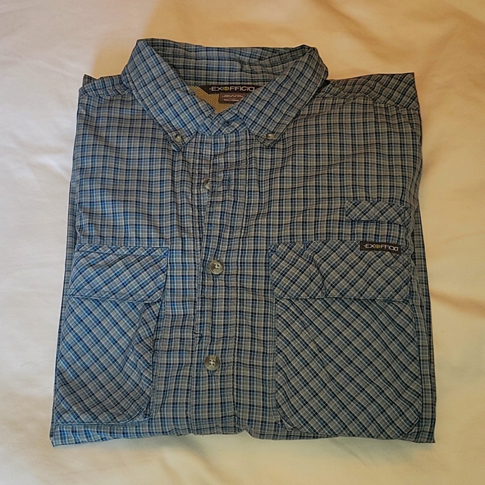 Exofficio Mens Long Sleeve Insect Repellent Shirt